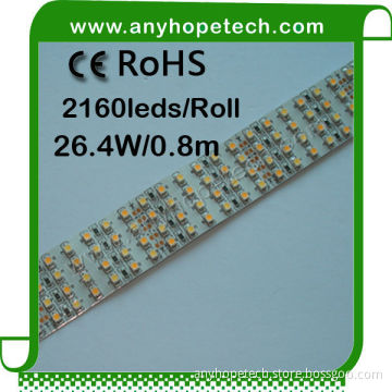 Fashionable best sell 3528 360leds double color dc24v led strip light tape